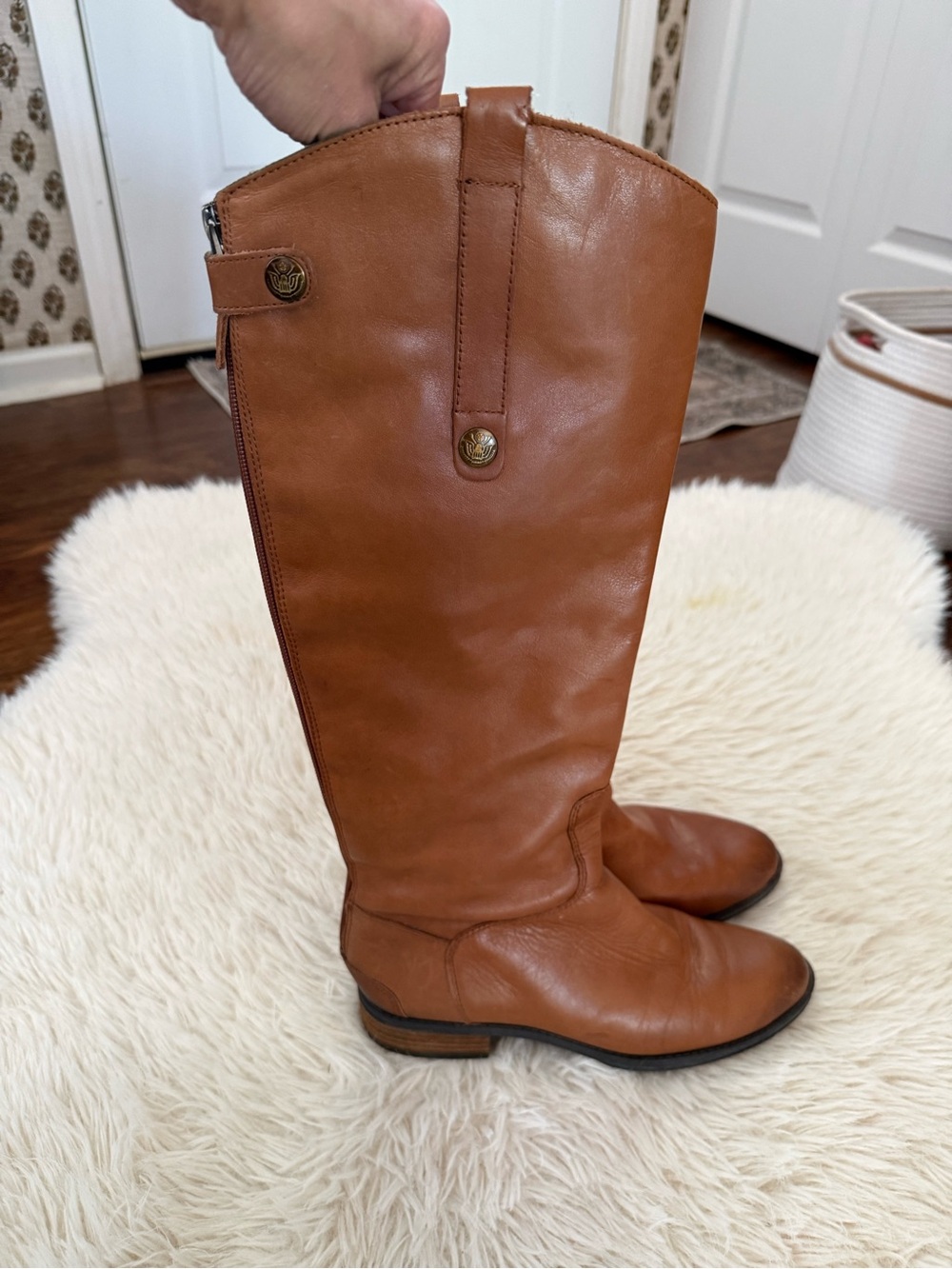 Sam Edelman Tall Over-the-Knee Boots in Tan